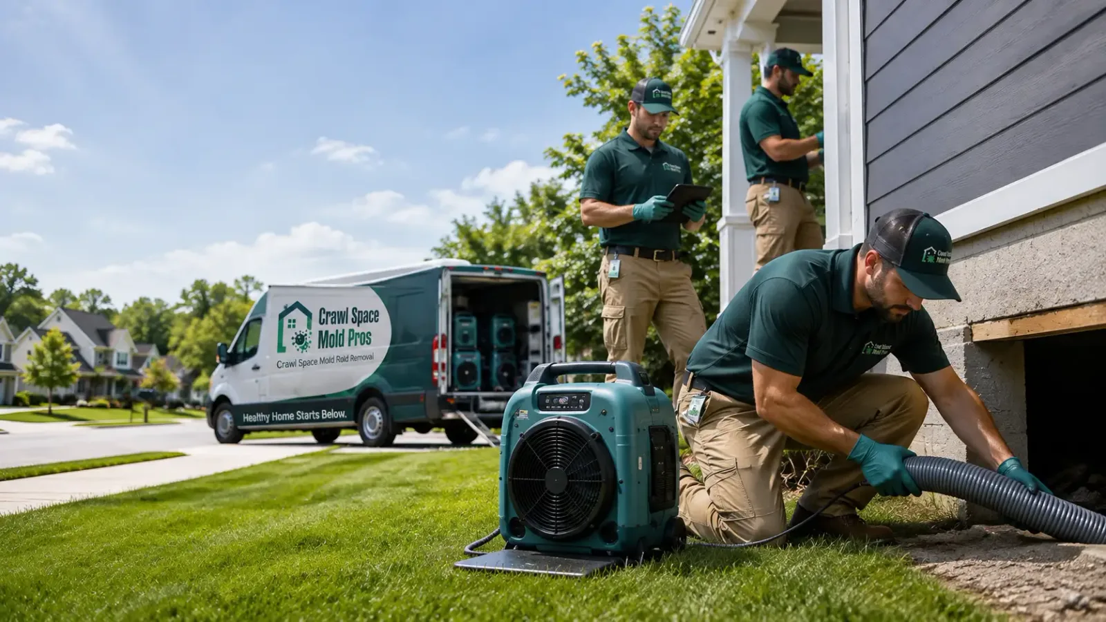 Crawl Space Mold Removal in Weston, OH